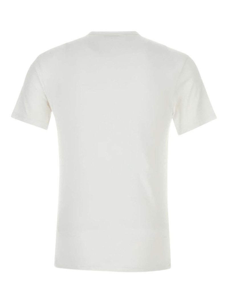 EMPORIO ARMANI crew-neck logo-detail T-shirt outlook