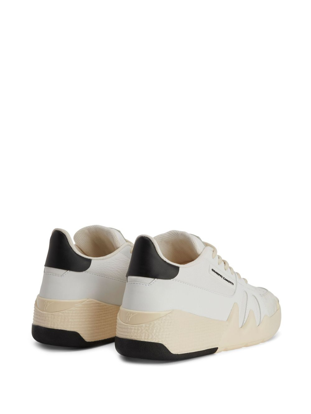 Talon panelled leather sneakers - 3