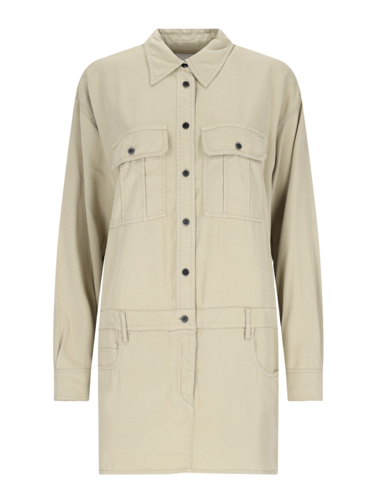 【送料&関税込】Marant Atoile palvina Mini Chemisier Dress Isabel Marant Étoile 'PALVINA' MINI CHEMISIER DRESS | REVERSIBLE
