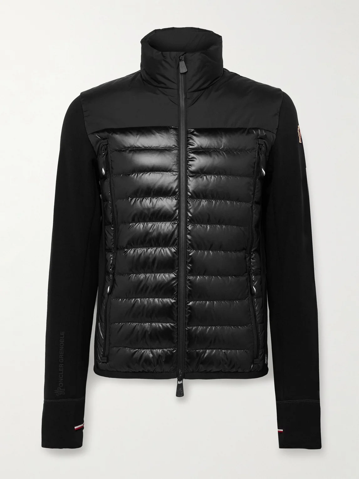 Panelled Quilted Shell and Power Stretch™ Pro Down Jacket - 1