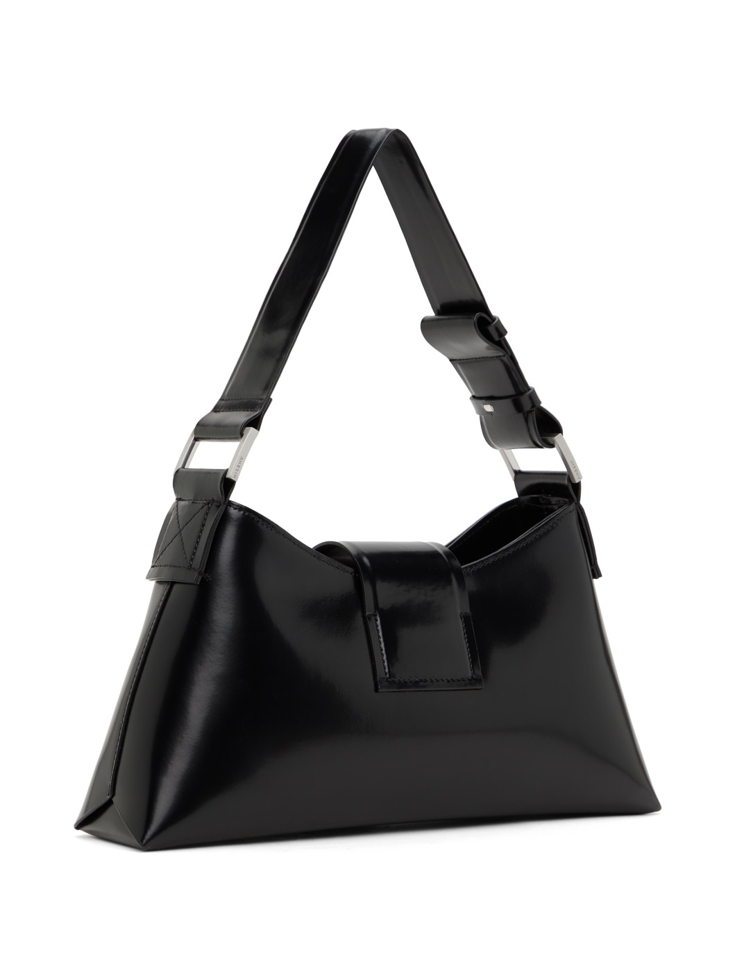 Black Medium Plaque Bag - 3