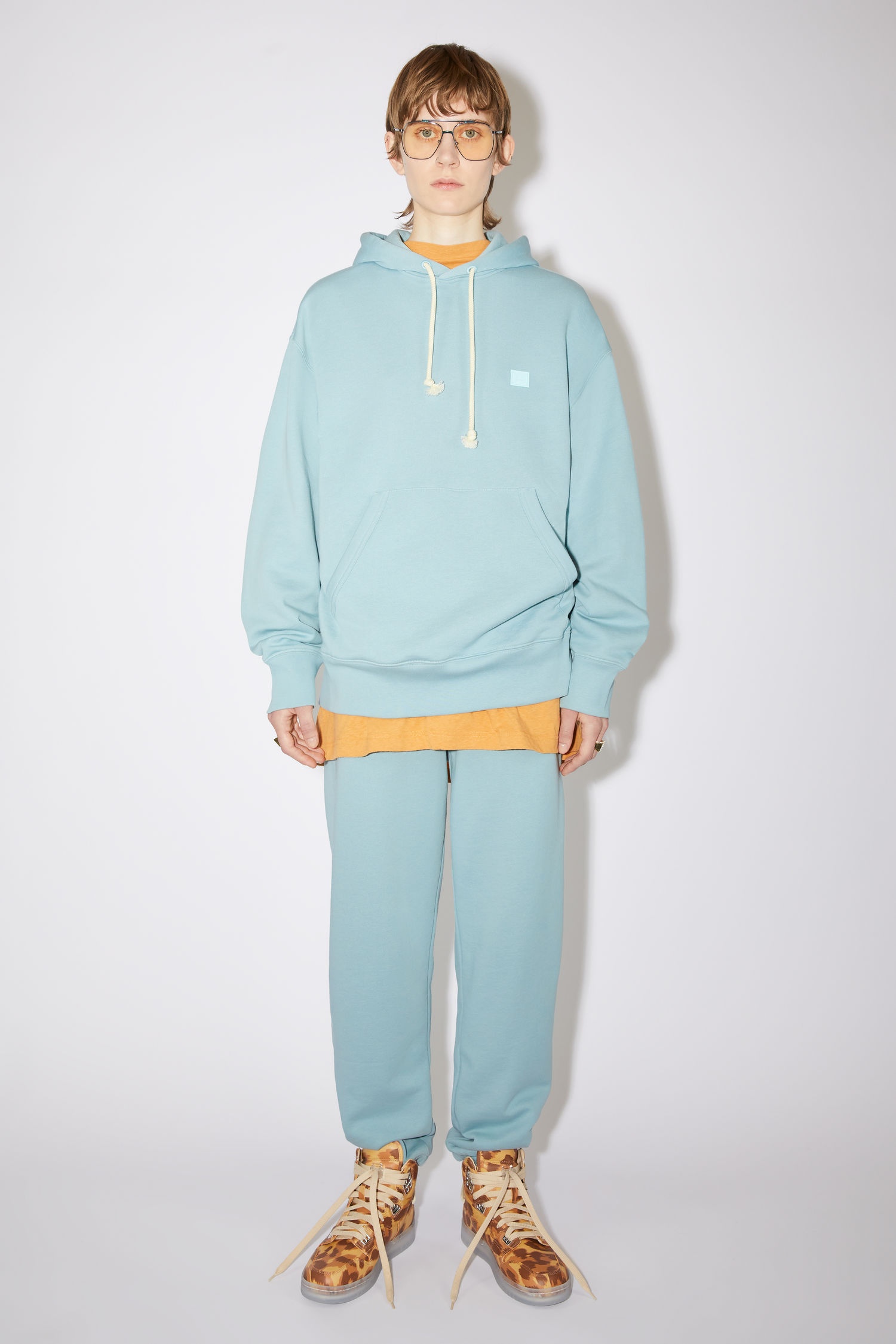 Hooded sweatshirt - Ice blue - 2