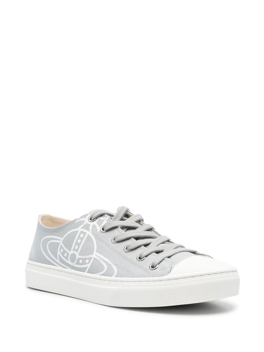 Orb logo print sneakers - 2