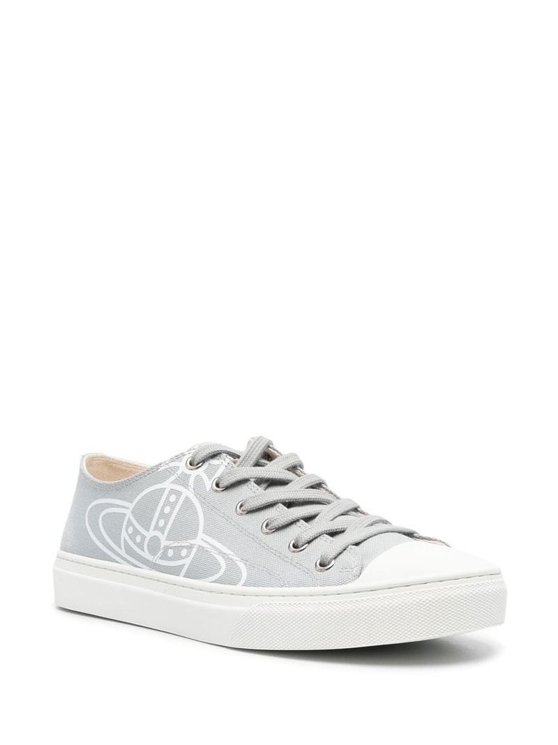 Vivienne Westwood Orb logo print sneakers outlook