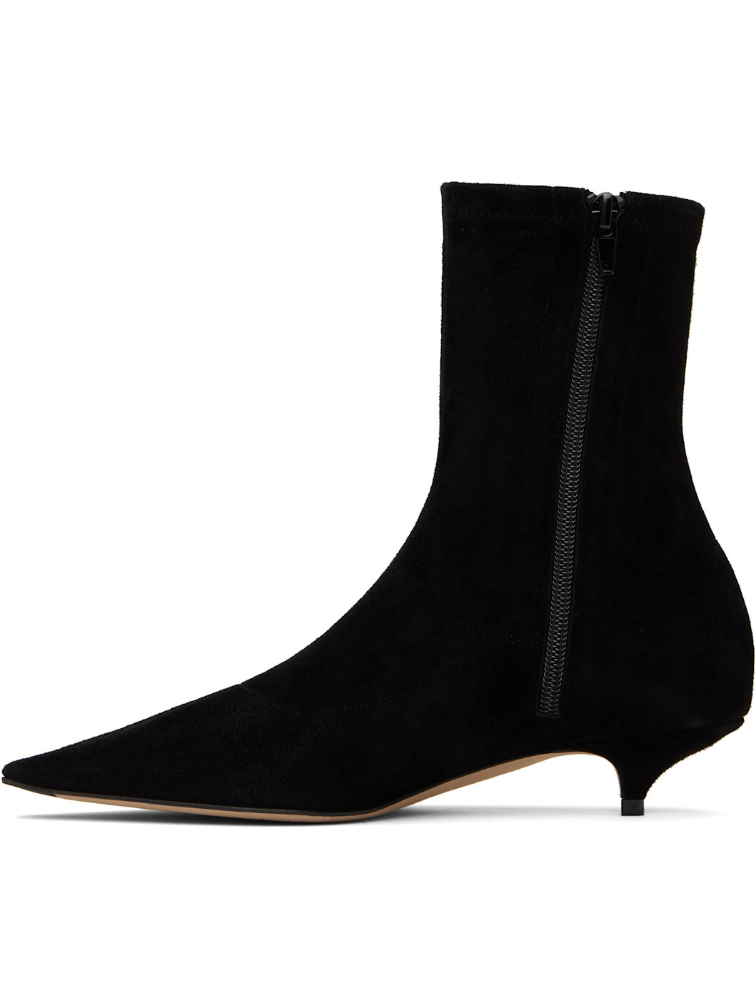 Black Liisa Kitten Boots - 3