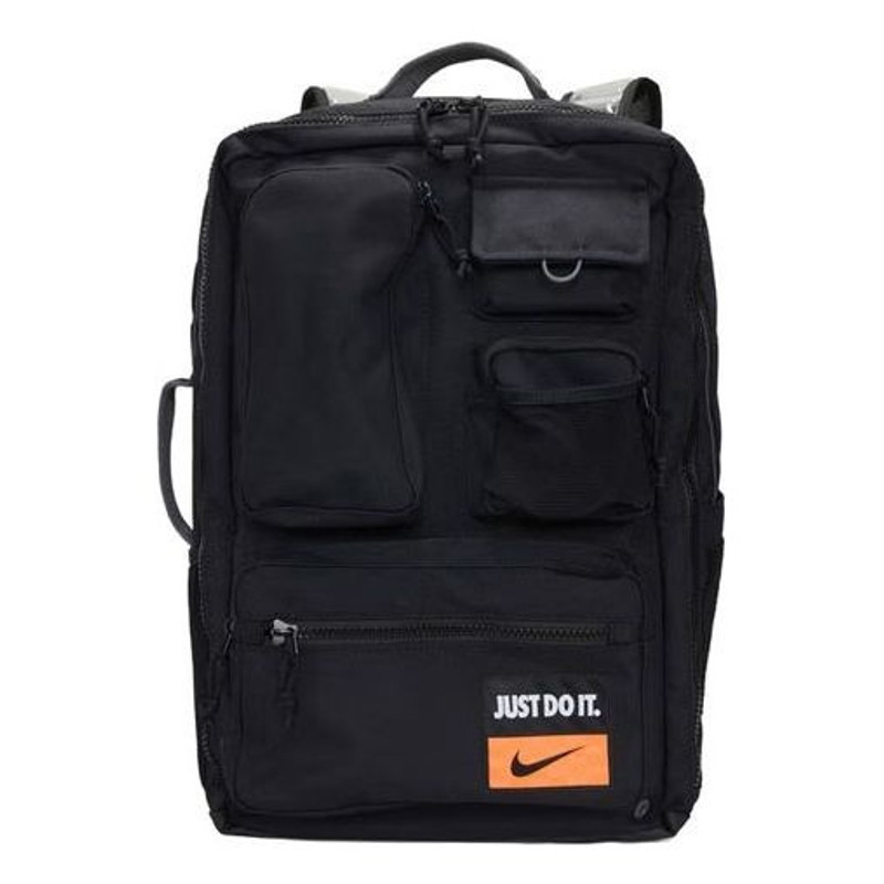 Nike Utility elite Bkpk-Fa22 Gfx Athleisure Casual Sports Student schoolbag Backpack Unisex Black DQ 1