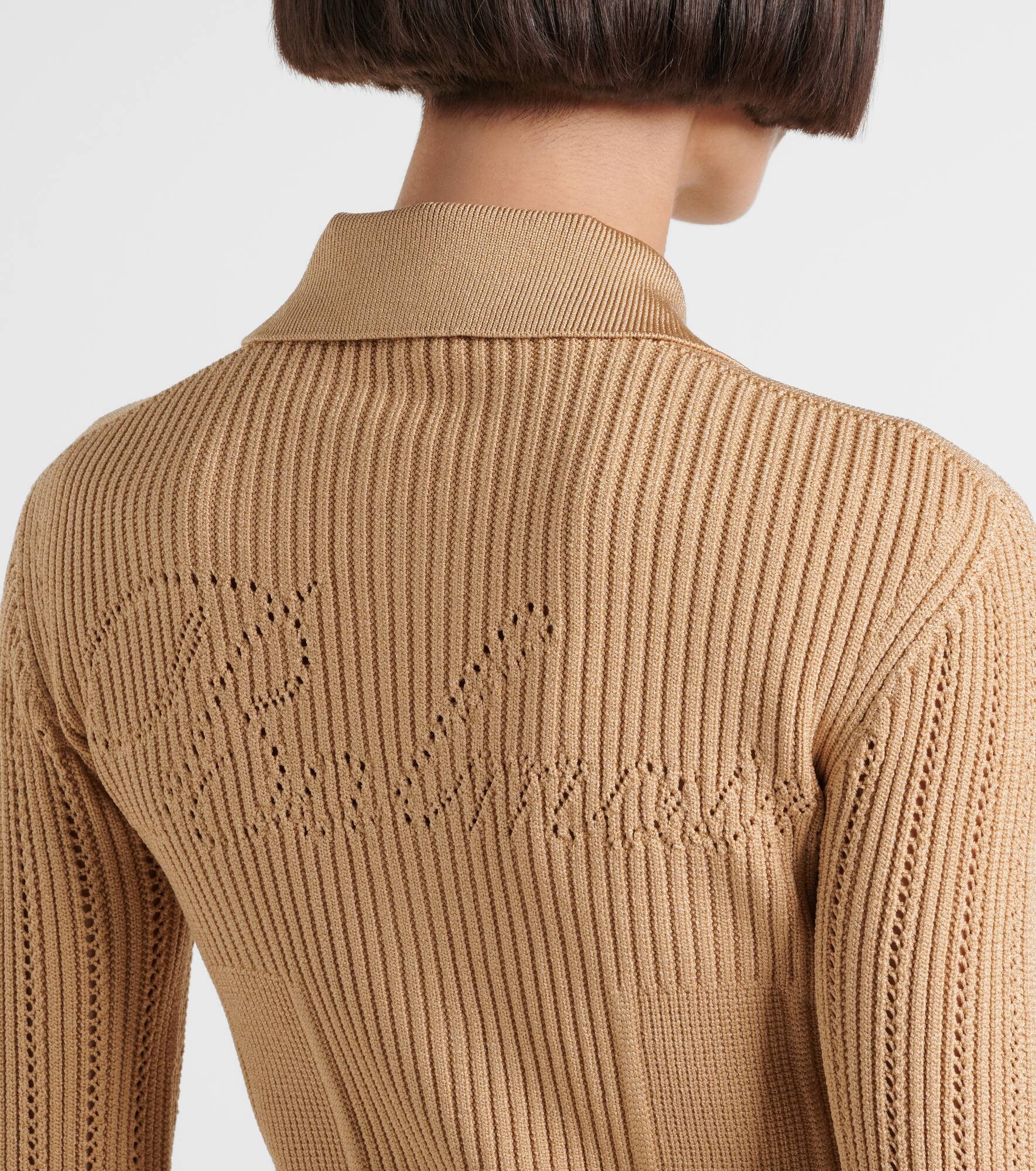 Ribbed-knit cardigan - 6