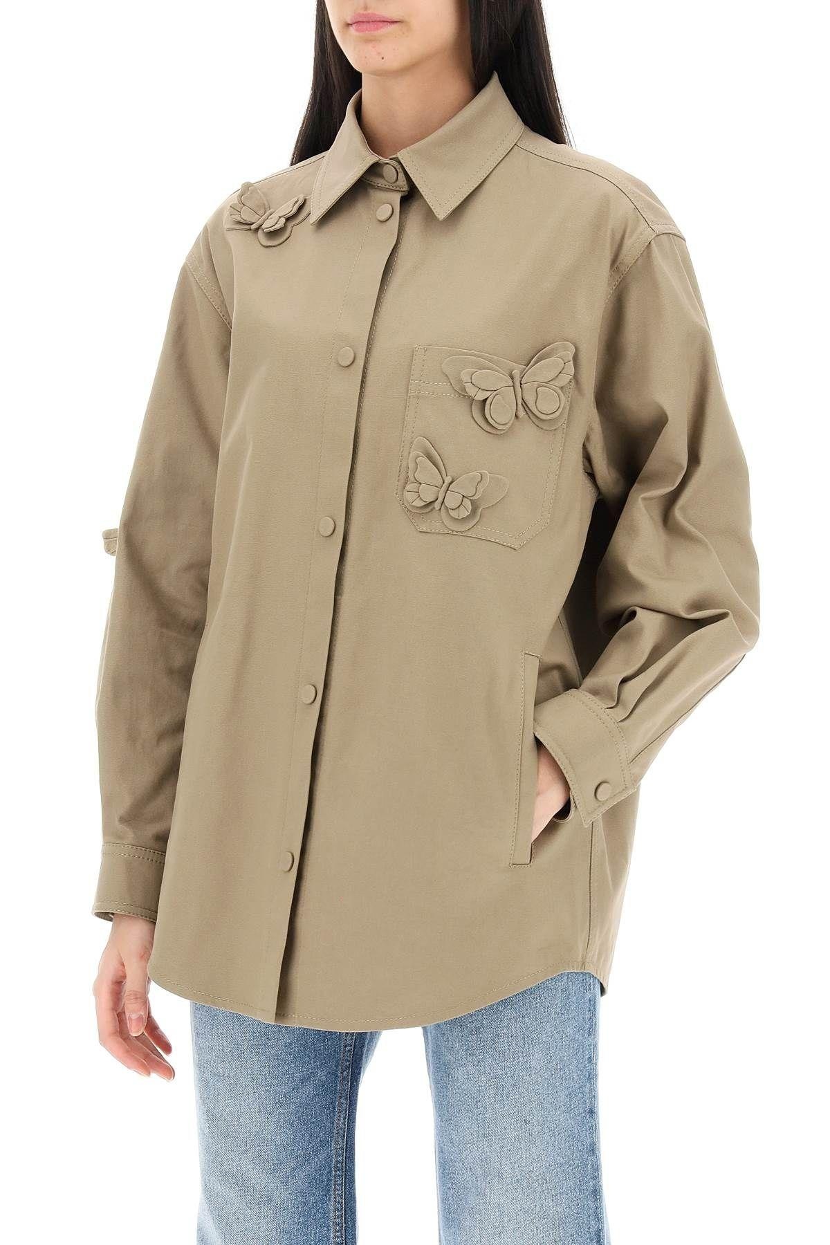 Stretch Cotton Canvas overshirt with high reliefs Valentino - 5