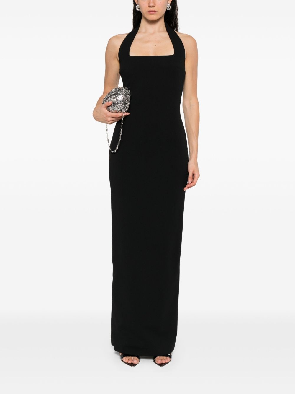 square-neck dress - 2