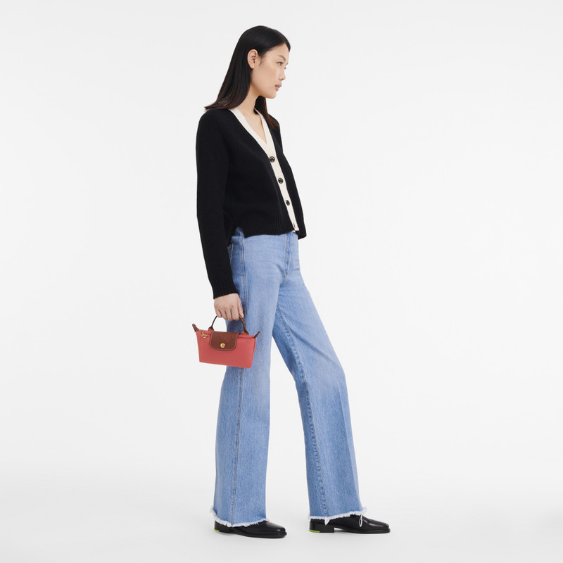 Longchamp Le Pliage Original Pouch with handle Grenadine - Recycled canvas outlook