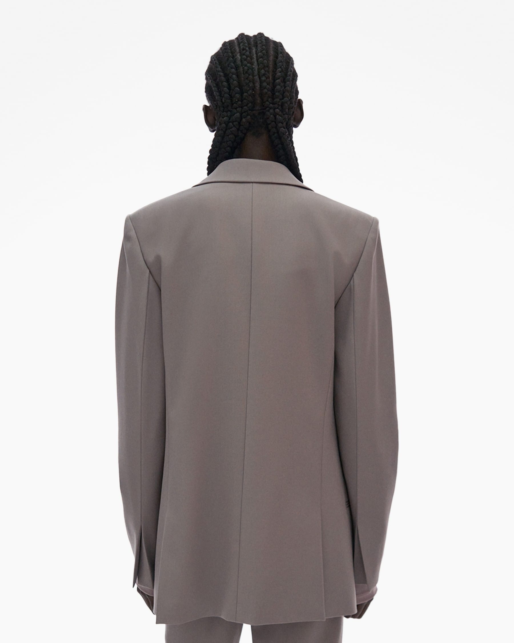 STRETCH WOOL BLAZER - 4