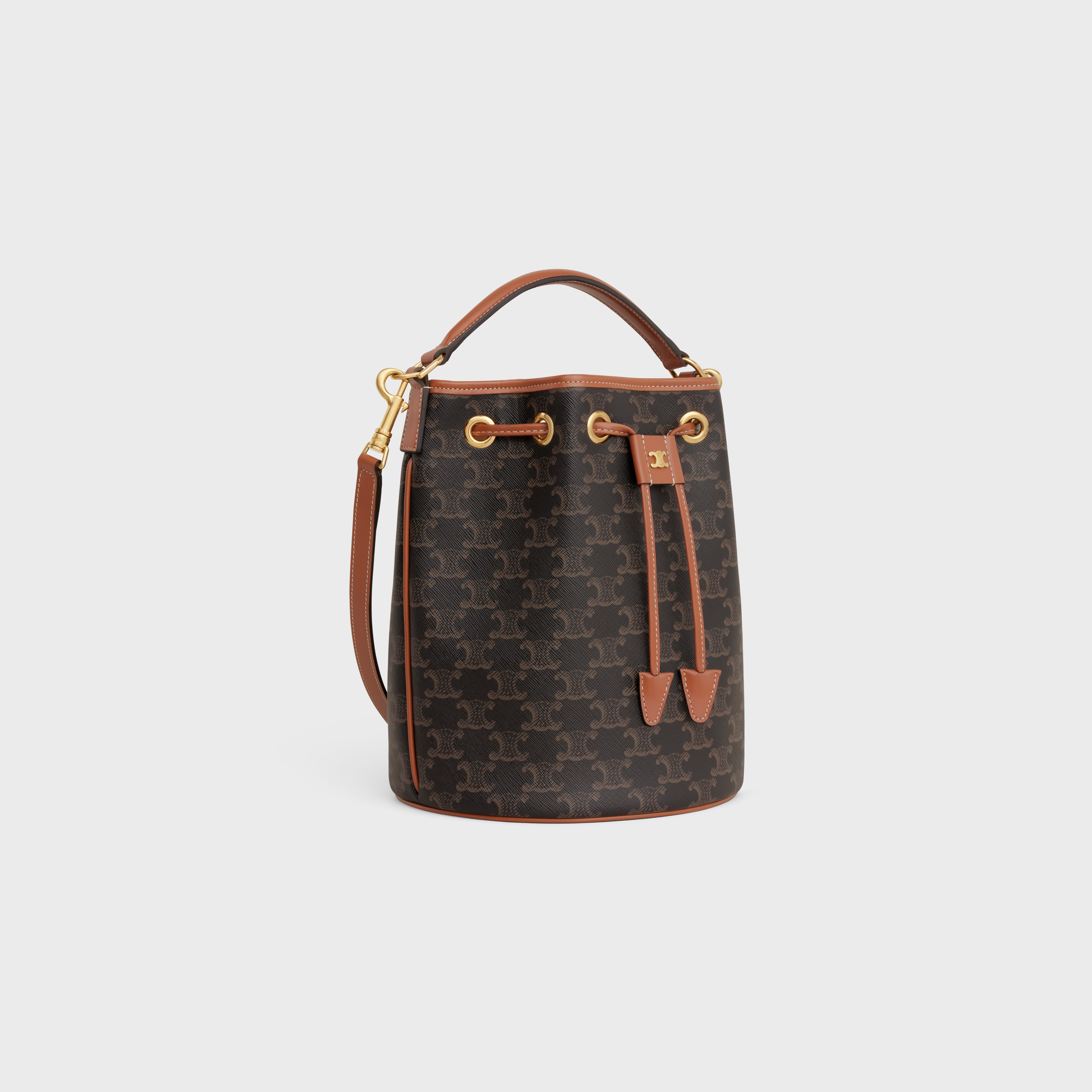 CLARA BAG in TRIOMPHE CANVAS AND CALFSKIN - 2