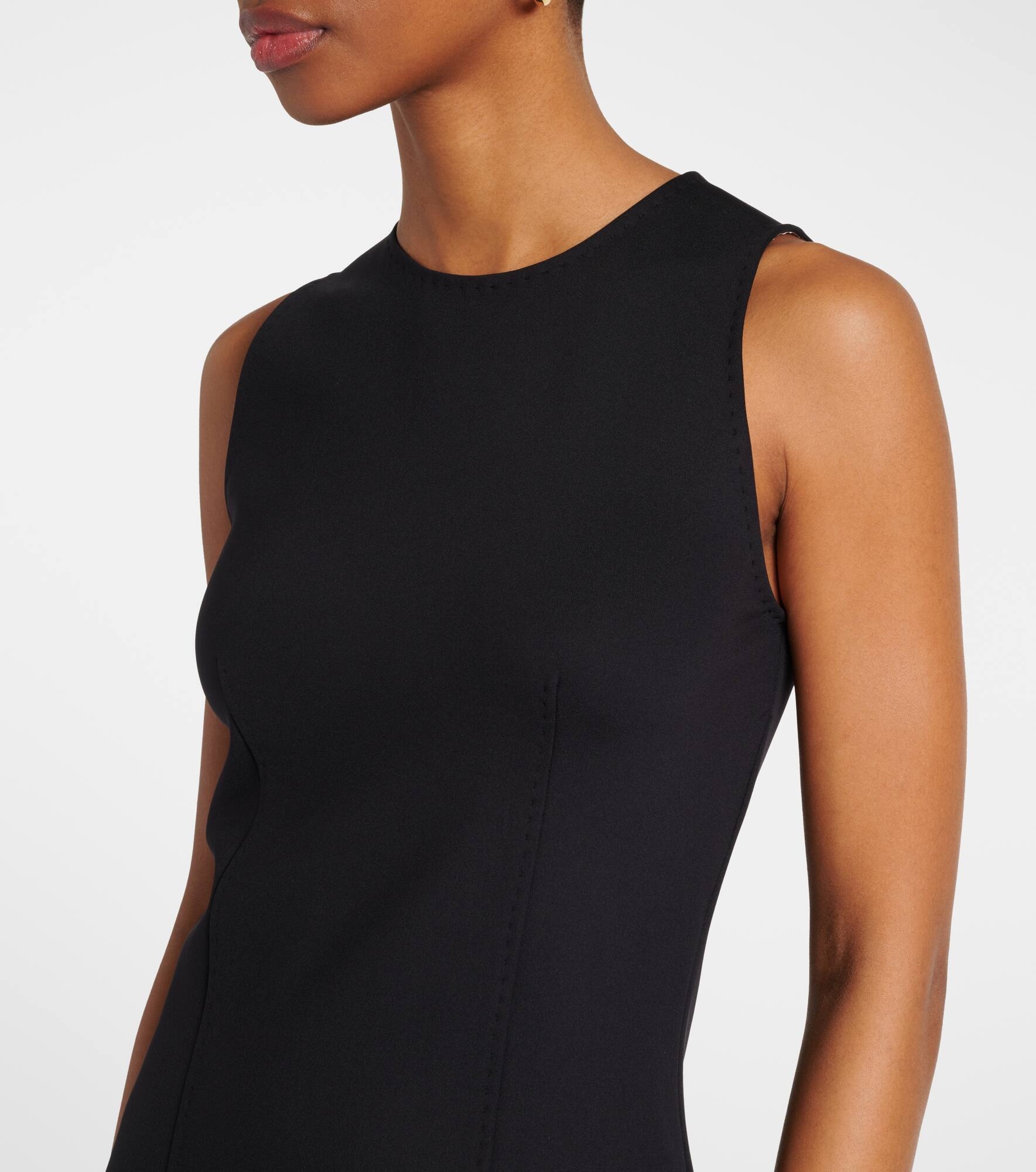 Sevres jersey midi dress - 4
