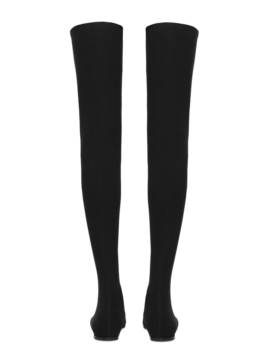 Dolce & Gabbana Women Stretch Jersey "Cuissard" Boot - 3