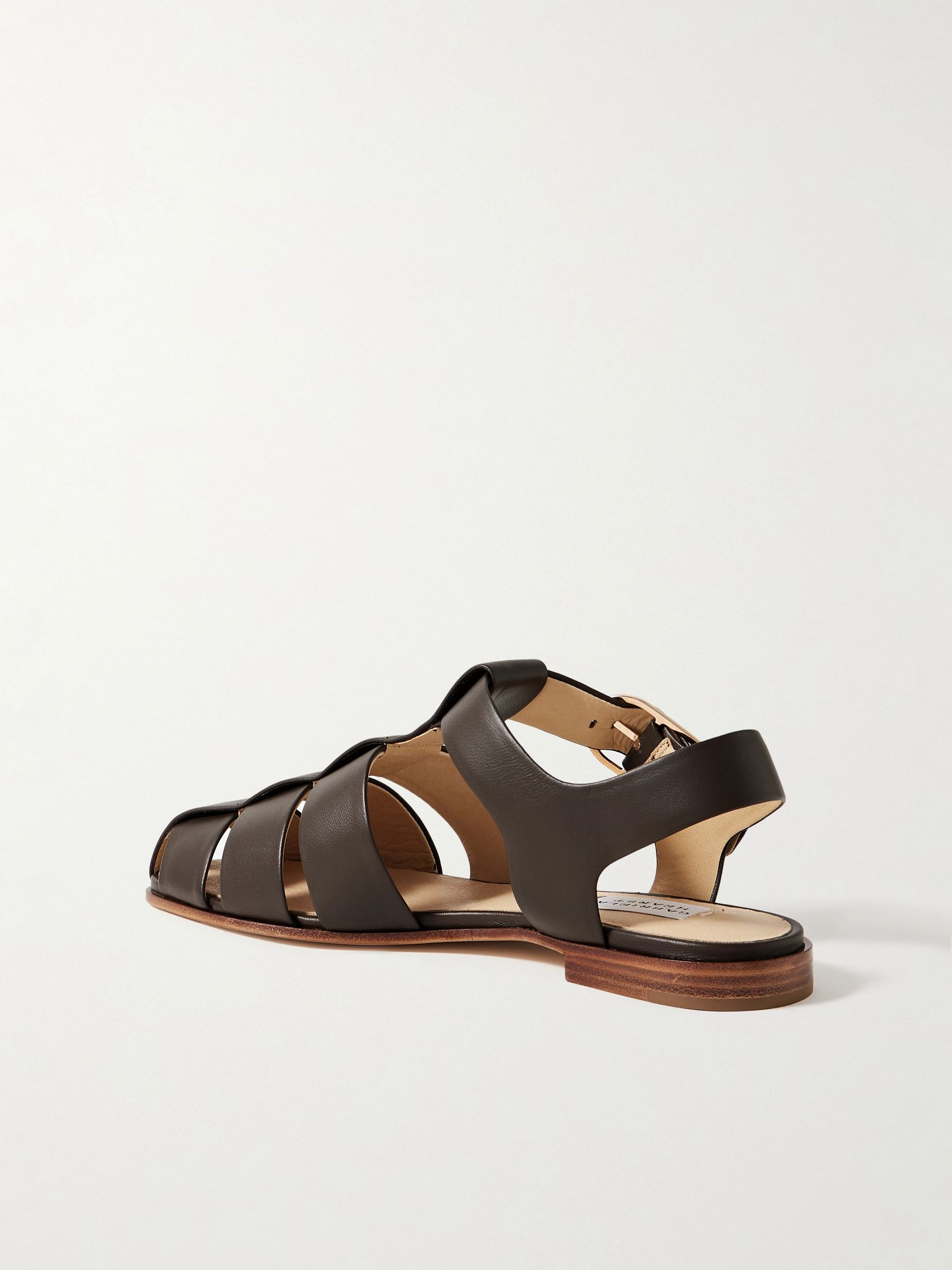 Lynn leather sandals Chocolate - 2