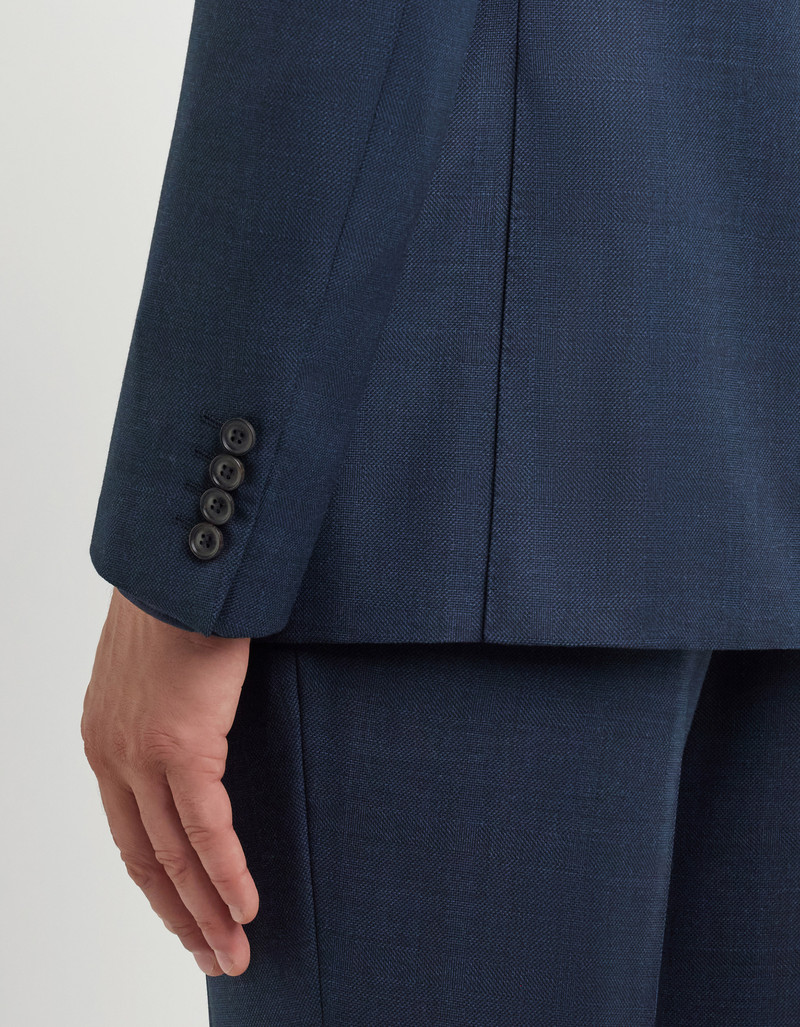 TEAL PURE WOOL SUIT 5