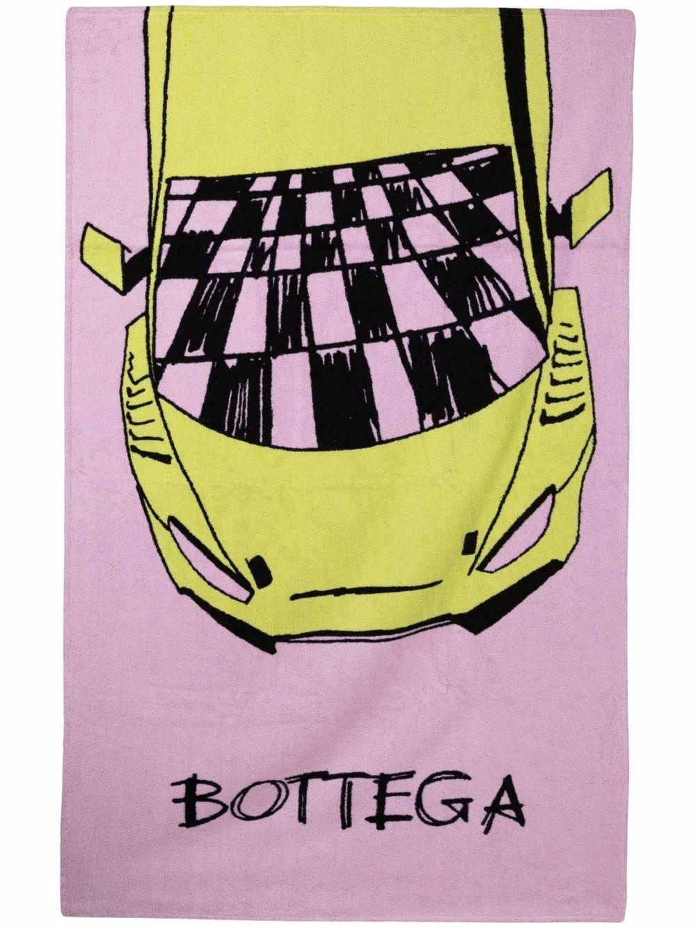 car-print beach towel - 3