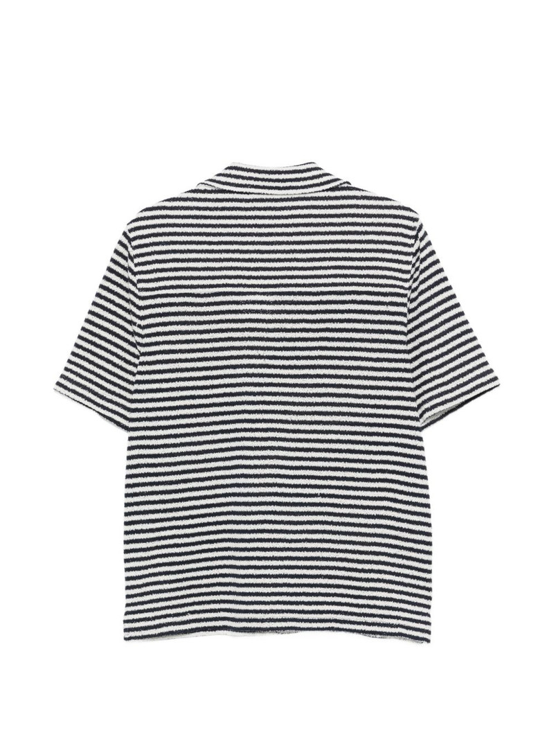 SIMKHAI striped short-sleeve shirt outlook