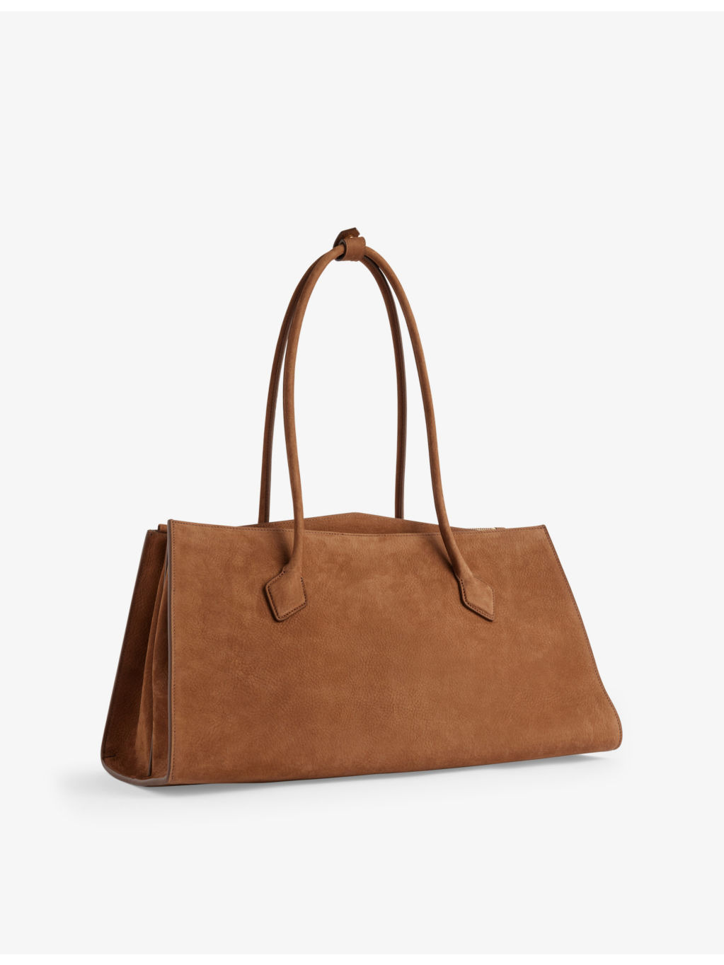 Le Teckel shiny-grained leather tote bag - 4