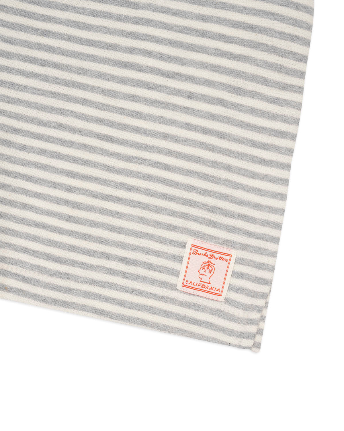 Brooks Brothers California Loose Knit Striped T-Shirt - Natural - 3