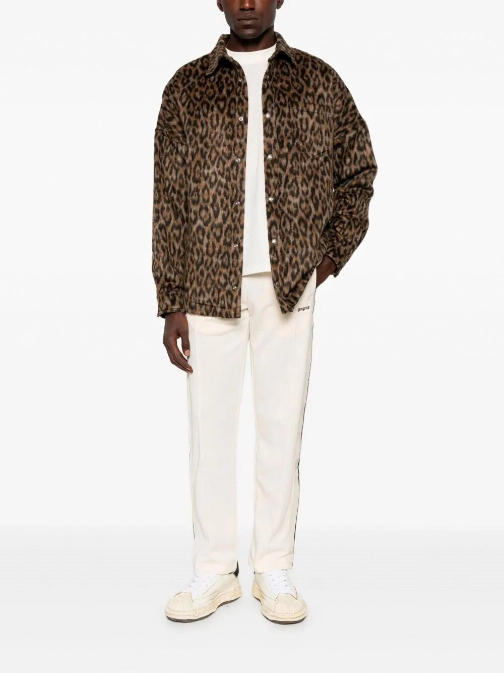 Palm Angels Men `Classic Logo` Track Pants - 2