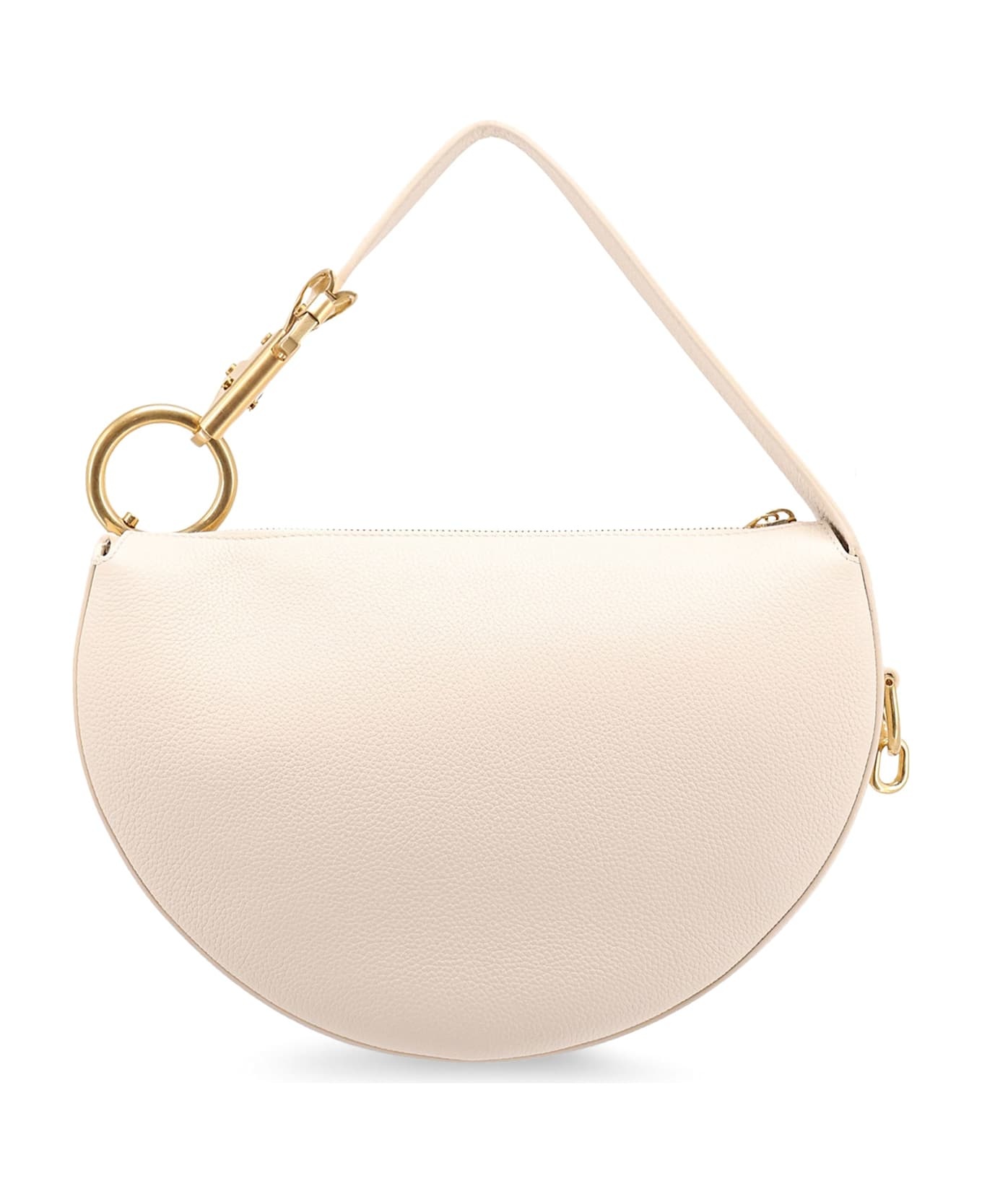 'knight' Cream Leather Bag - 2