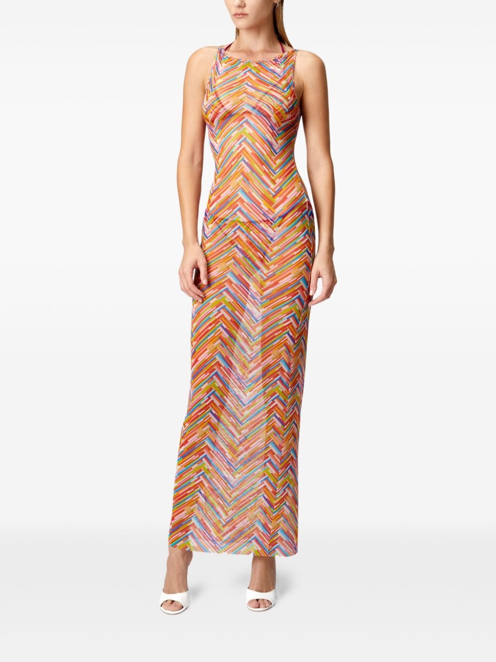 printed maxi dress - 3