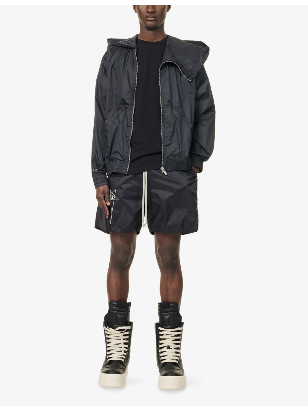 Rick Owens X Champion Mountain Nylon Hoody - 2
