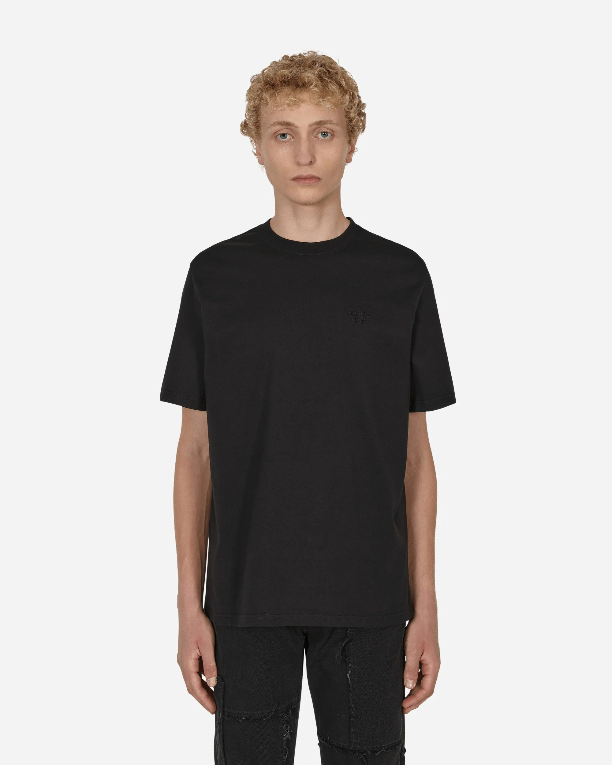 Classic Embroidered T-Shirt Black - 1