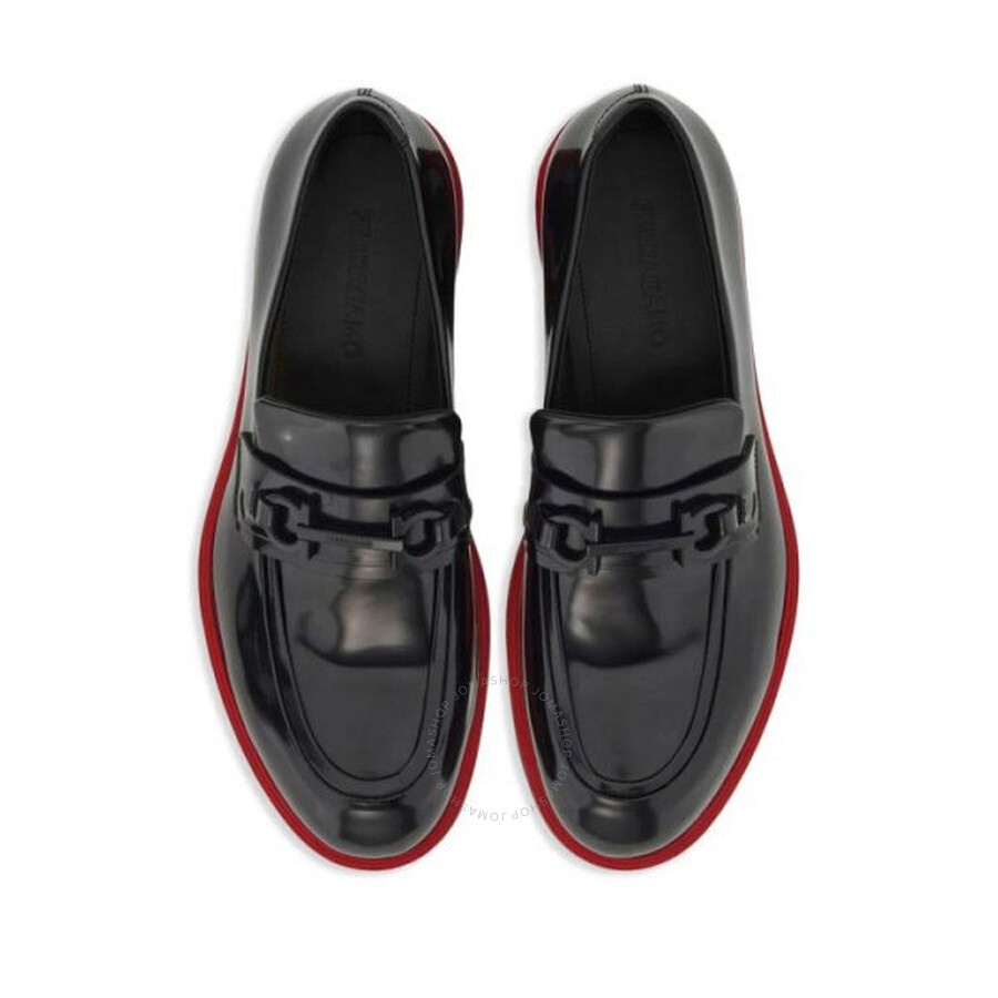 Ferragamo Men's Black Loafers - 4