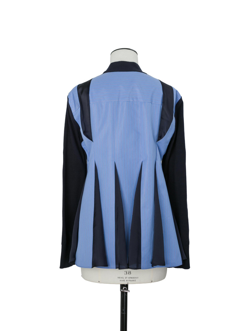 Poplin x Cotton Knit Cardigan 4