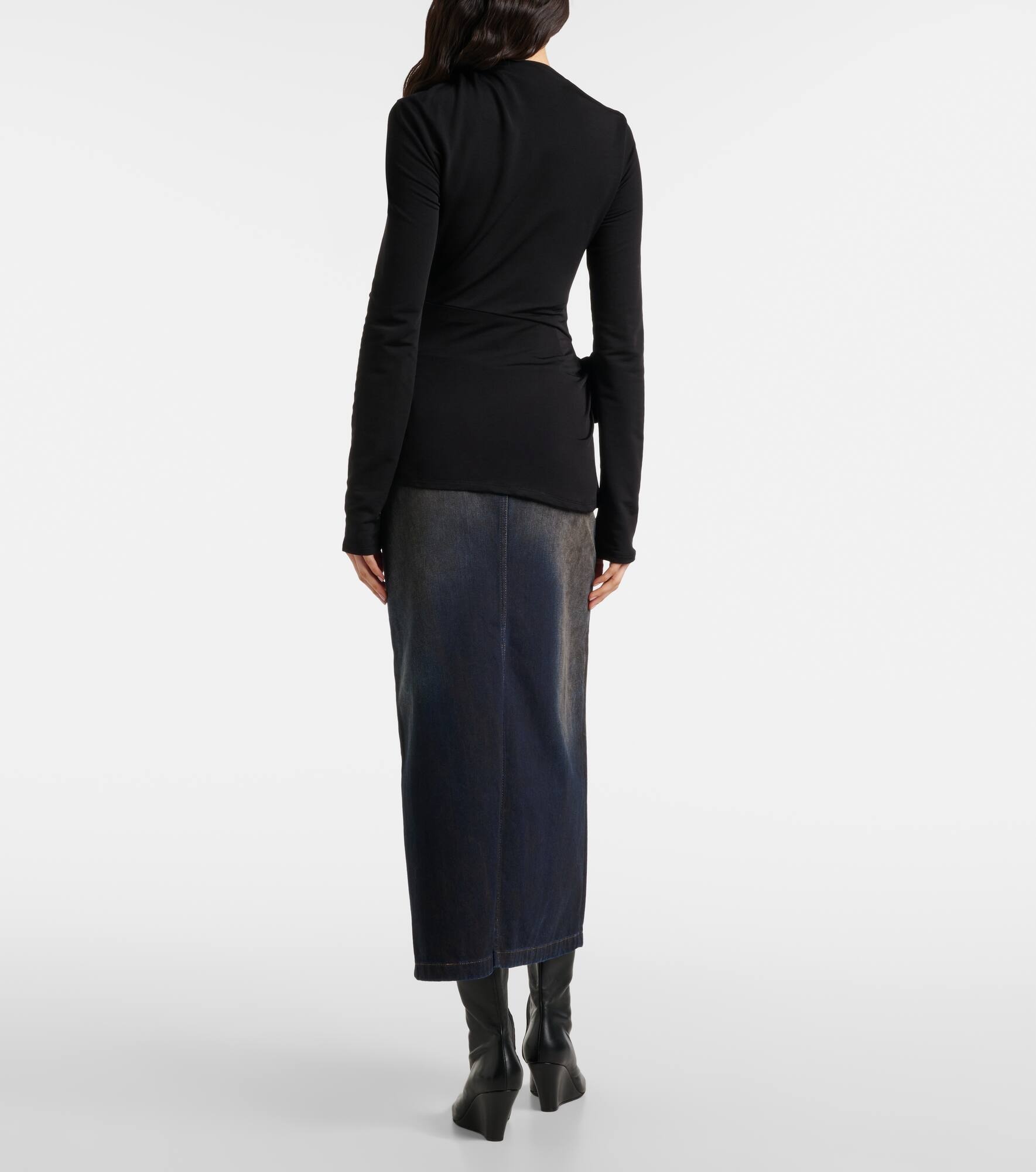 Cutout jersey top - 3