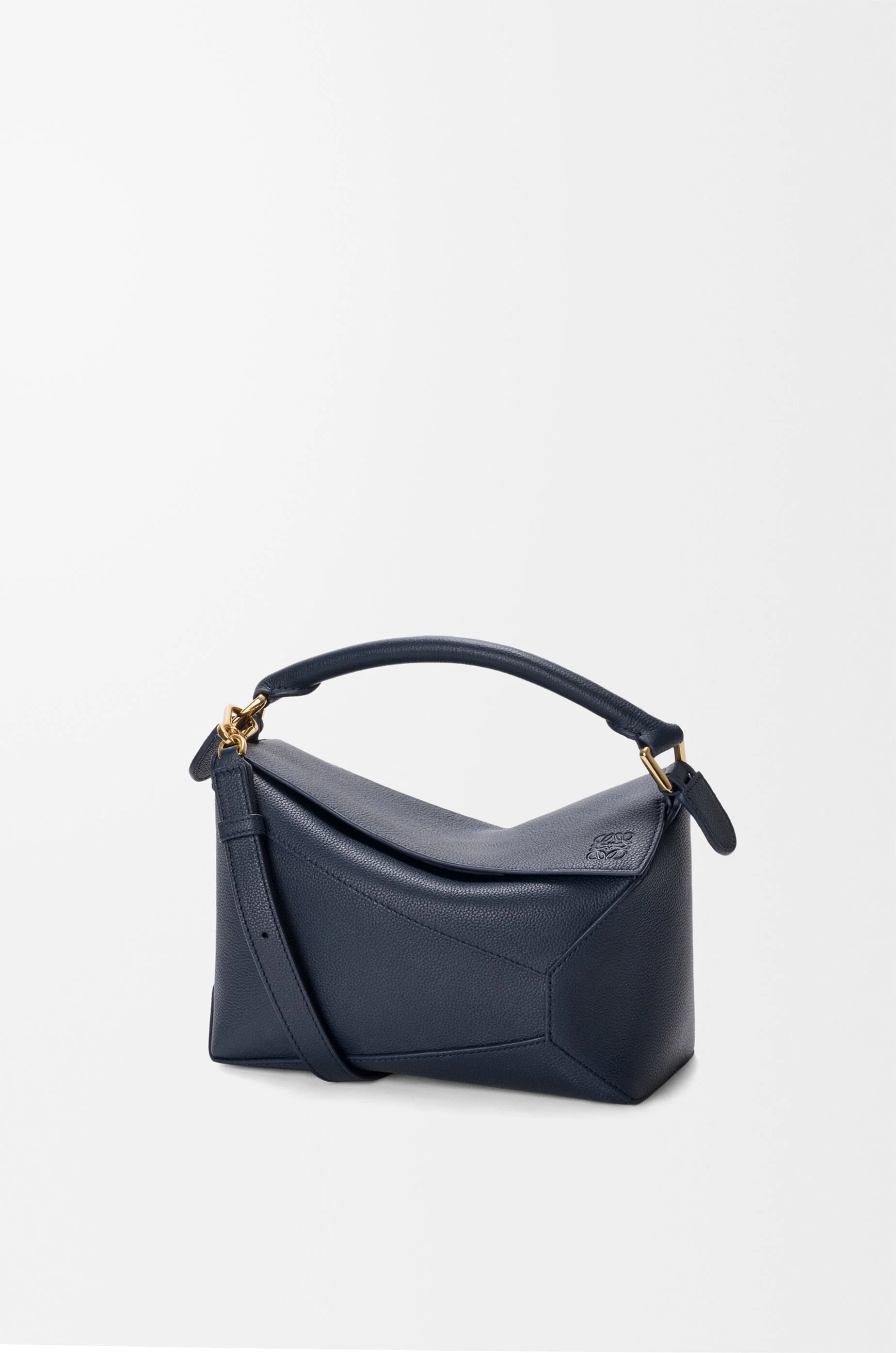Small Puzzle Edge bag in soft grained calfskin - 1