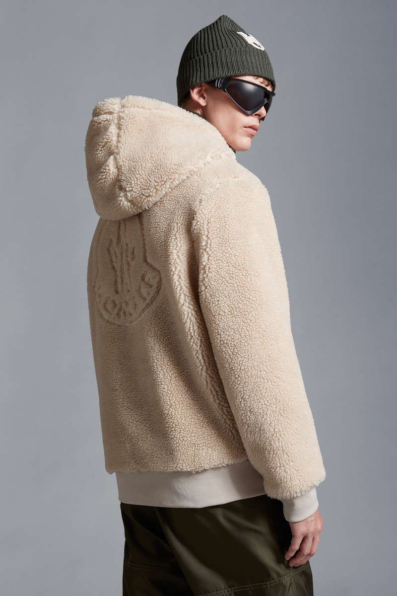 Moncler Teddy Zip-Up Hoodie outlook