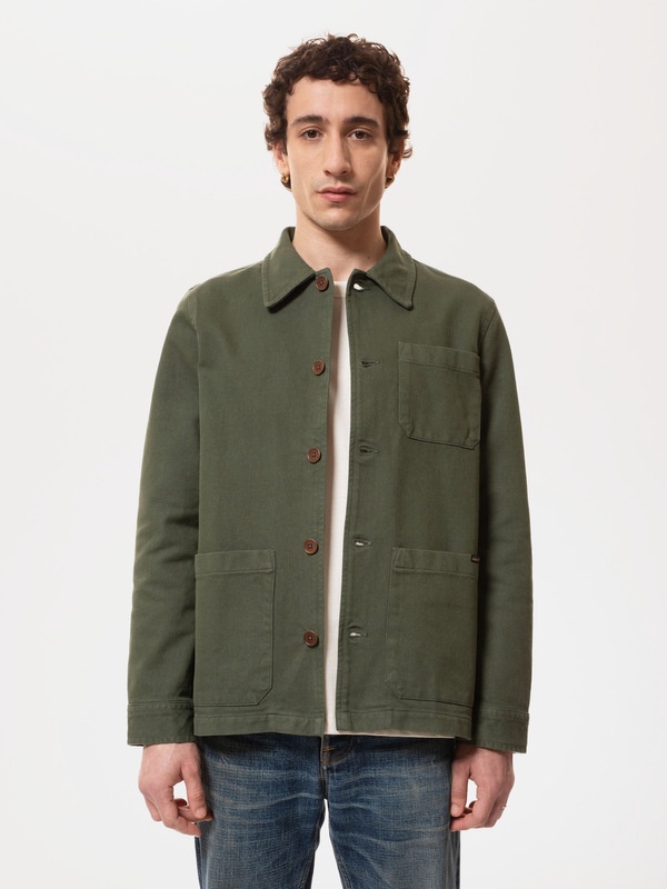 Barney Worker Jacket Olive - 3