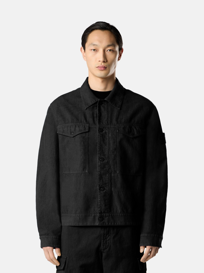 Stone Island 4100040 BONDED LINEN-TC_S.I. GHOST outlook