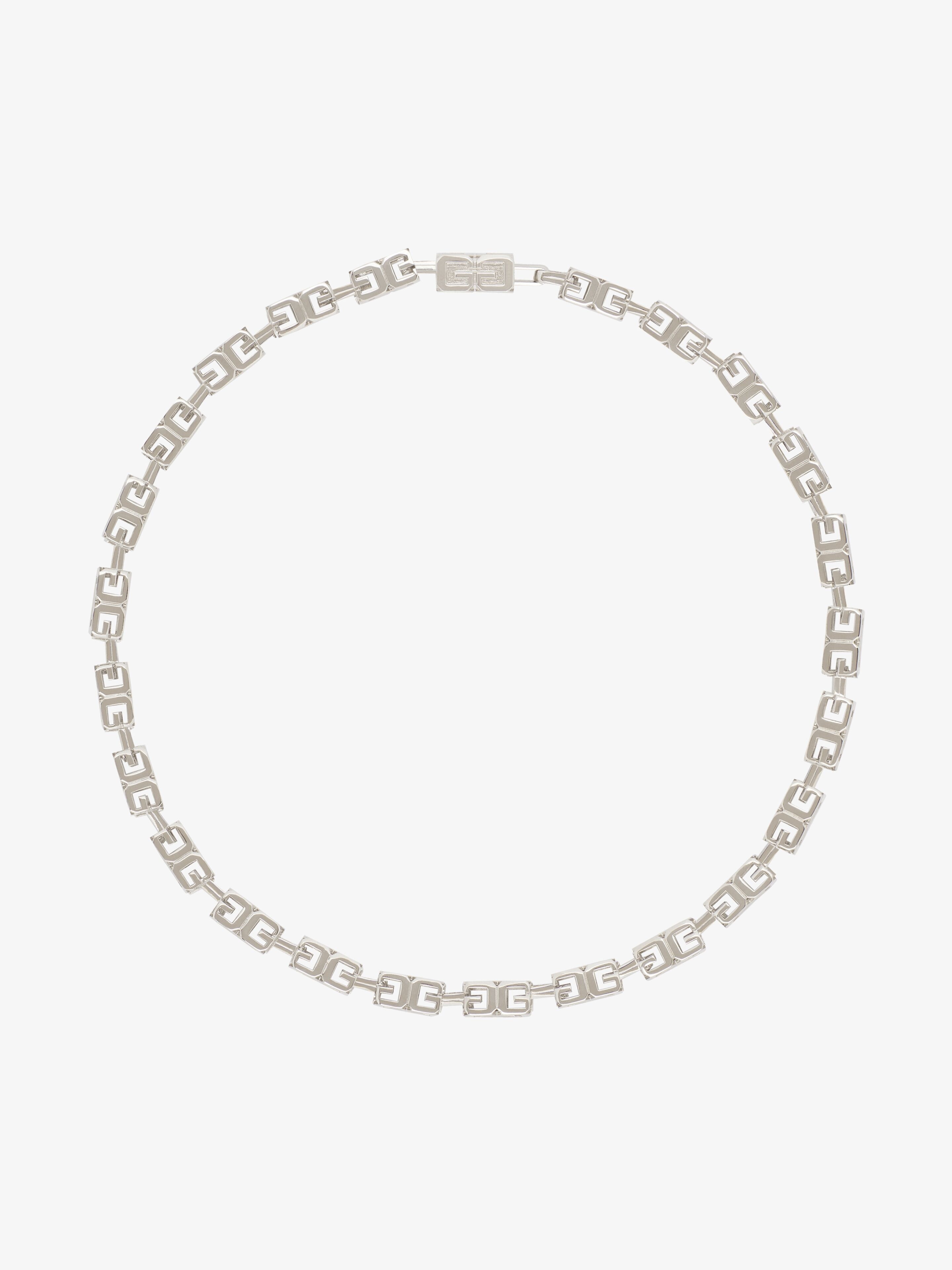 G CUBE NECKLACE IN METAL - 1