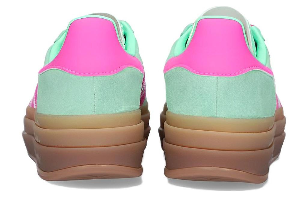 (WMNS) adidas originals Gazelle Bold 'Pulse Mint Screaming Pink' H06125 - 5