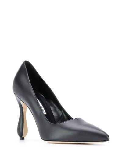 Manolo Blahnik sculpted heel pump outlook