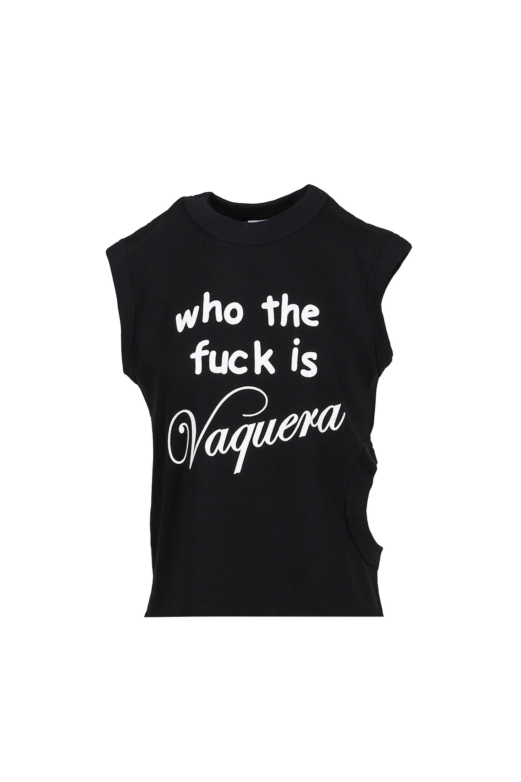 WHO TF TWISTED T SHIRT KNIT / BLK - 5
