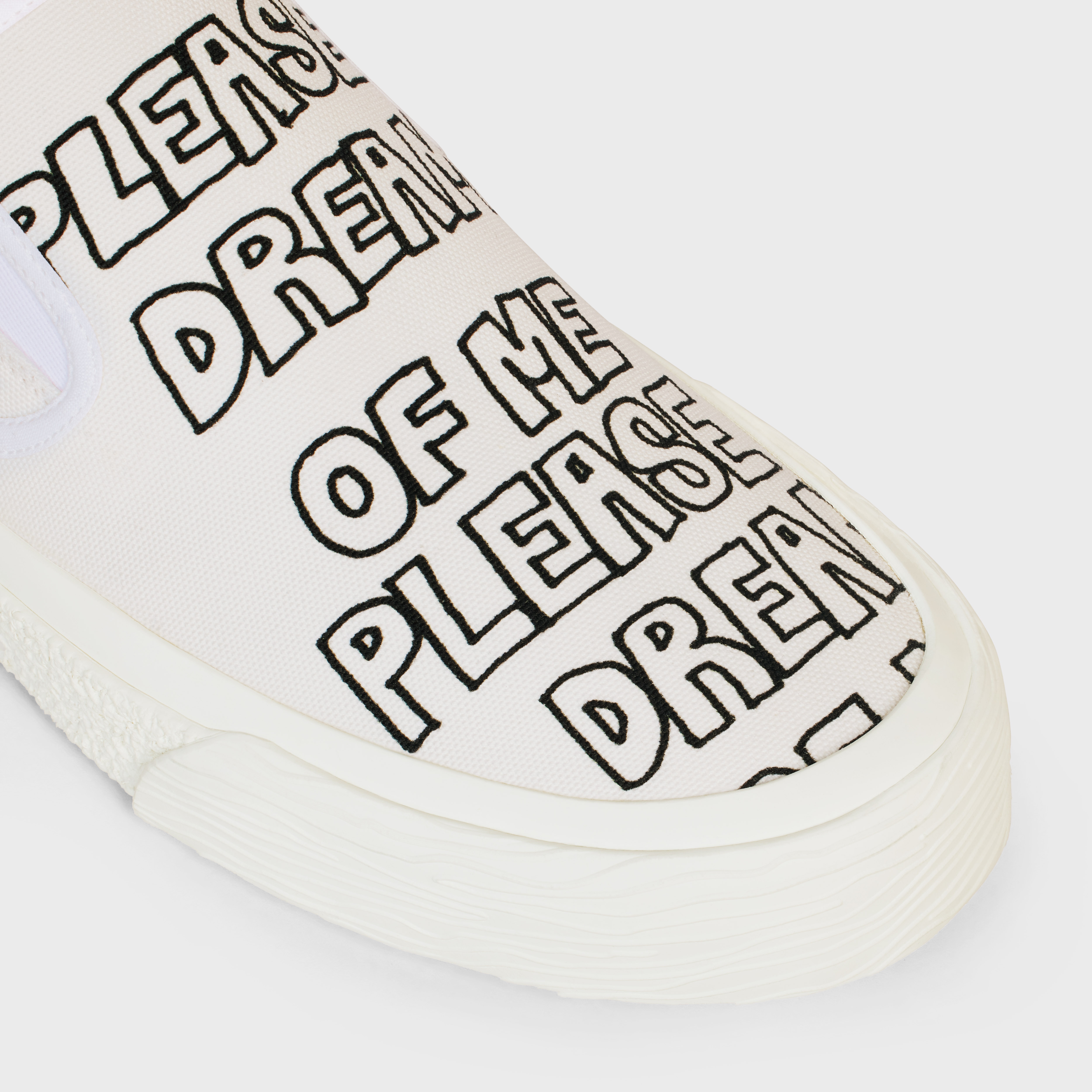 CELINE ELLIOT SLIP-ON in "PLEASE DREAM OF ME" PRINTED CANVAS - 4