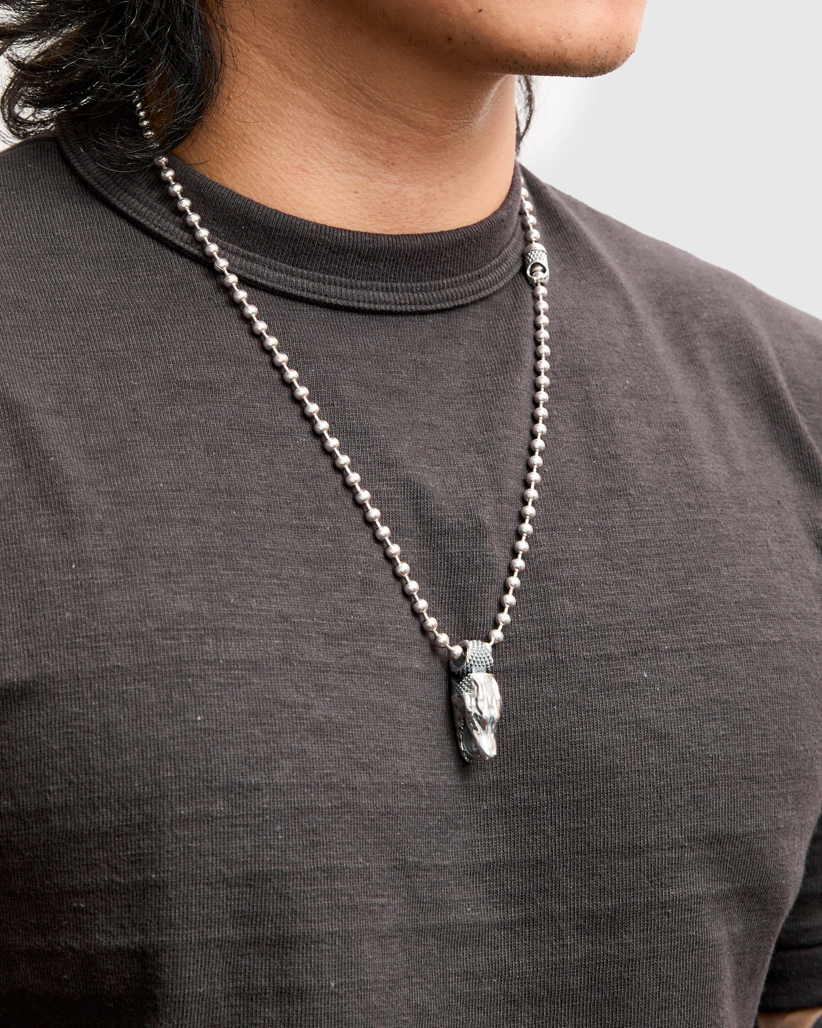 Gator Head Pendant in Sterling Silver - 2