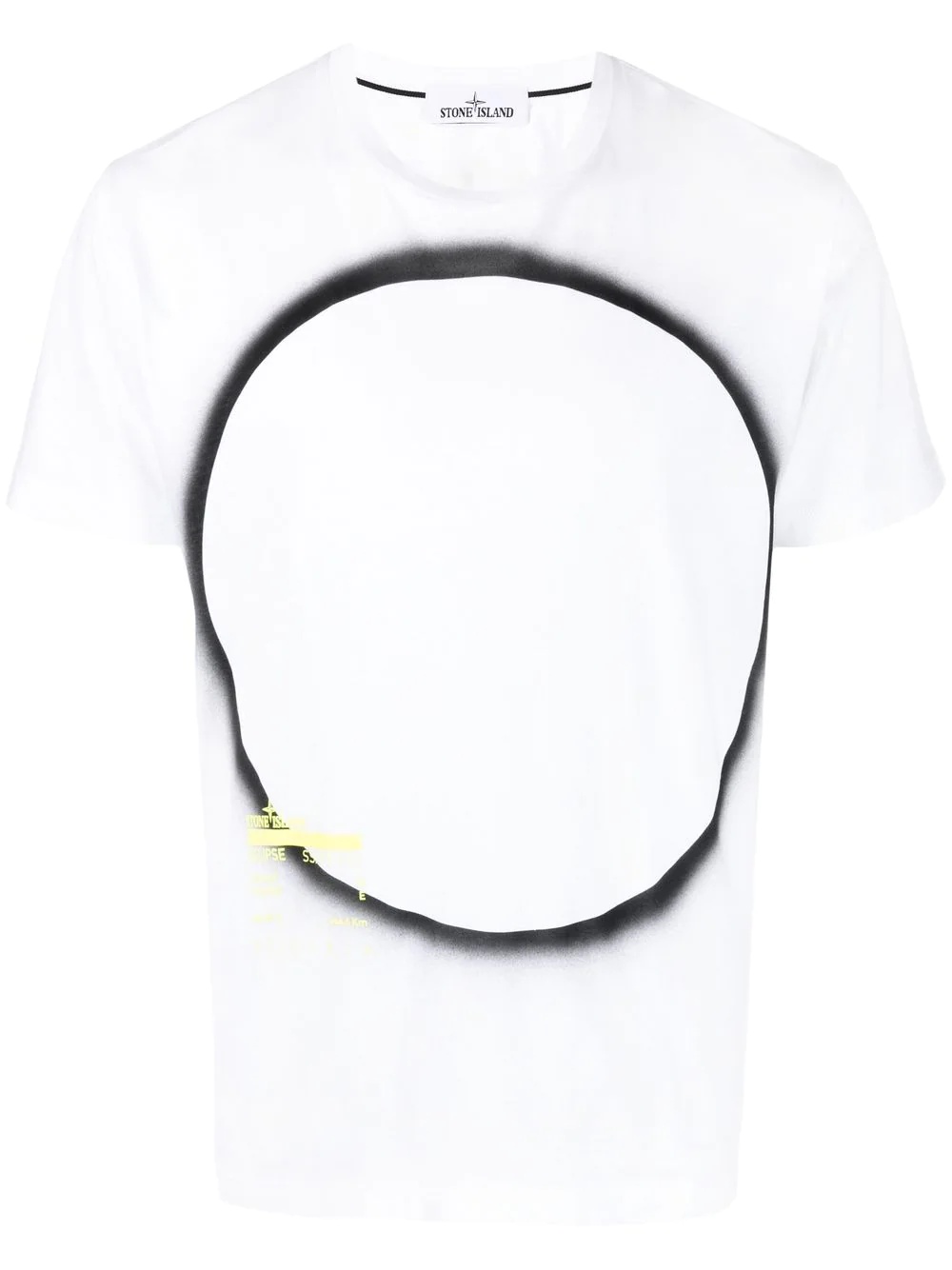 eclipse-print cotton T-shirt - 1