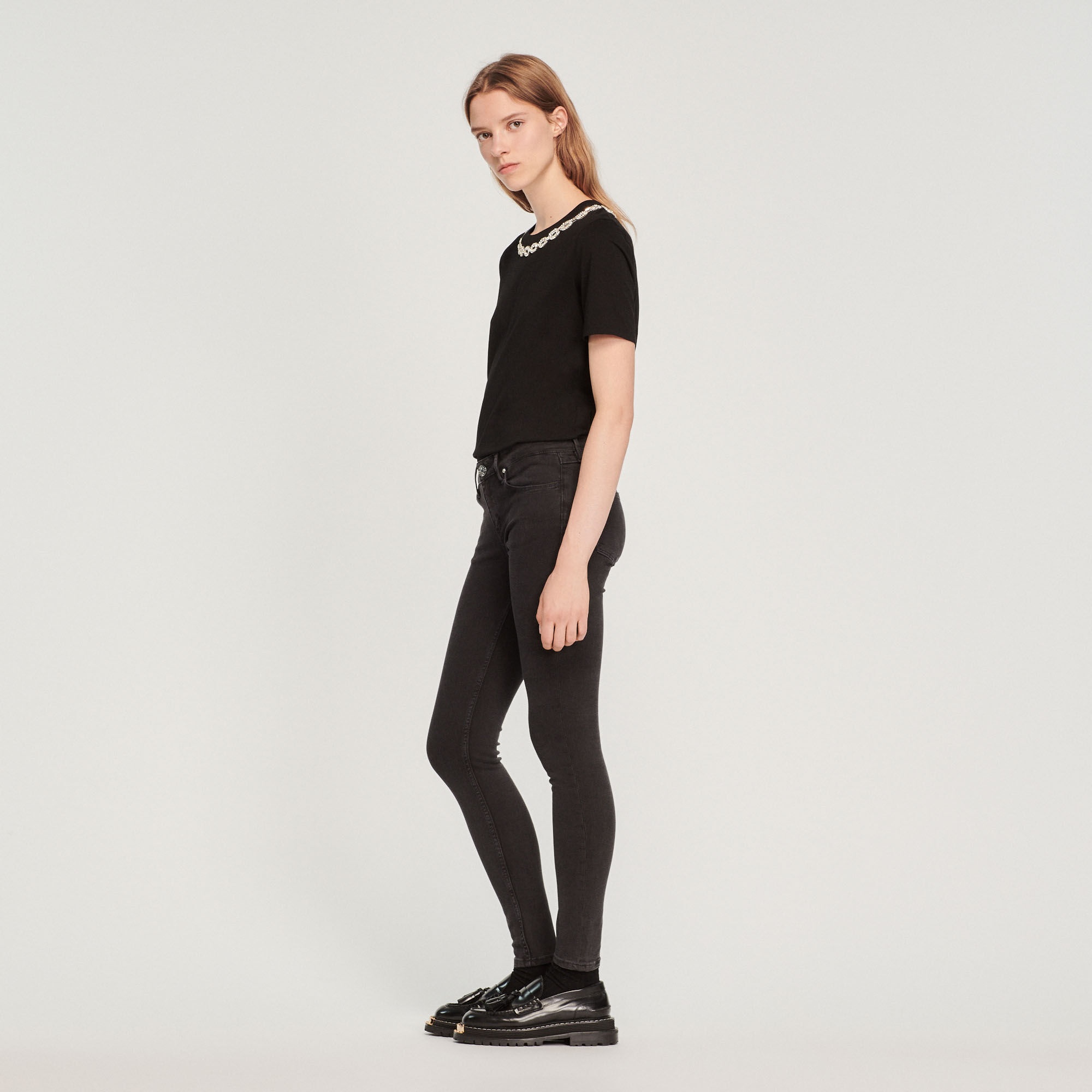 SLIM JEANS WITH REGULAR WAIST - 7