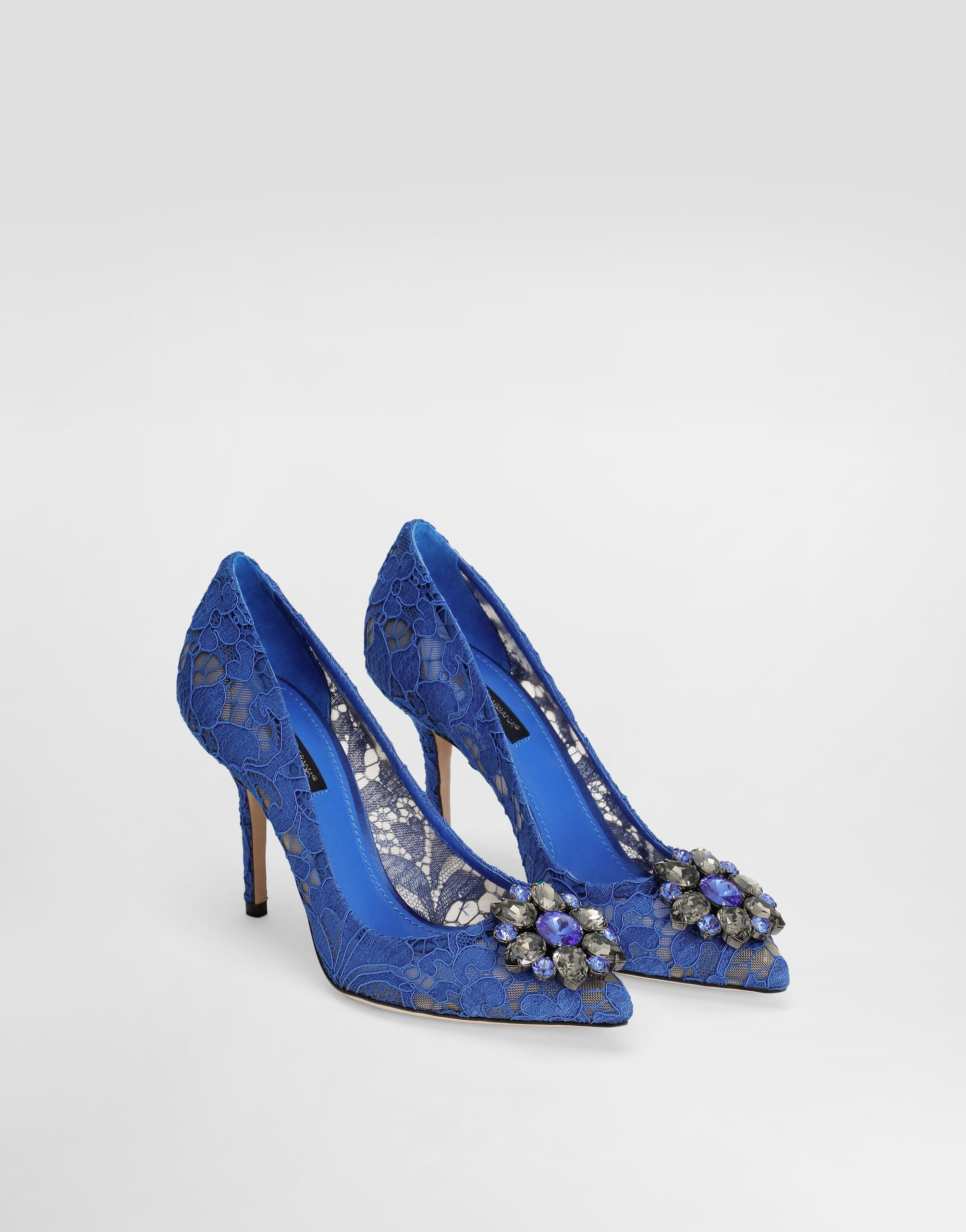 Pump in Taormina lace with crystals - 2