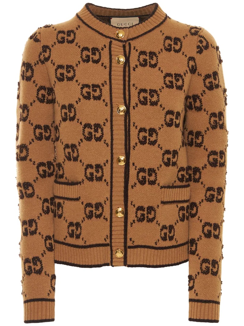 GG WOOL CARDIGAN - 1