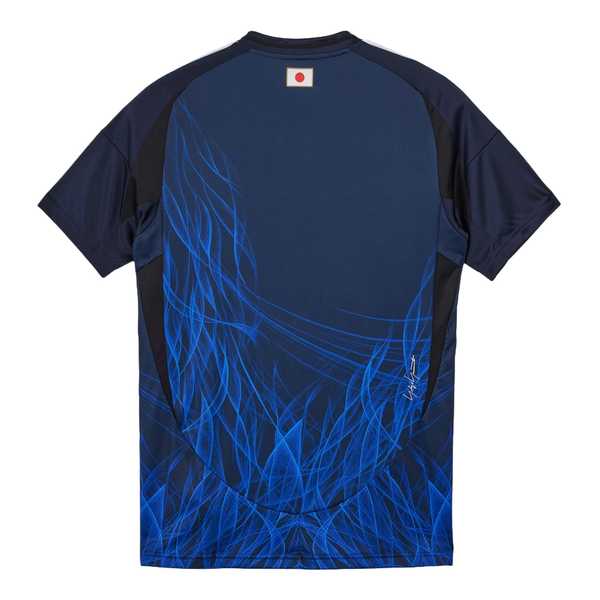 adidas Japan x Y-3 24 Home Football Jersey Asia Sizing 'Legend Ink' IU0964 - 2
