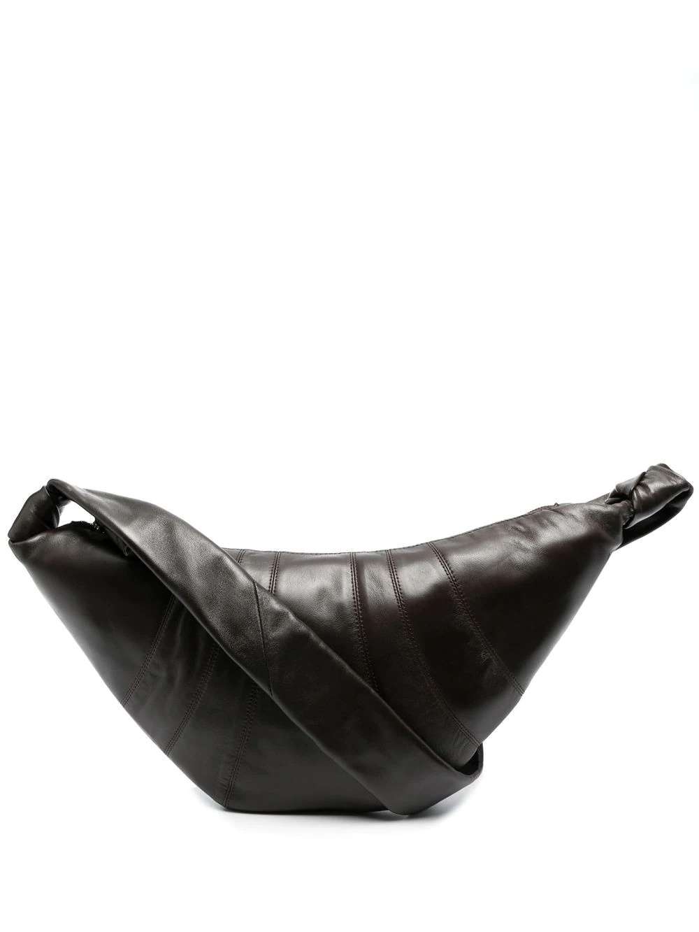 Croissant leather shoulder bag - 1