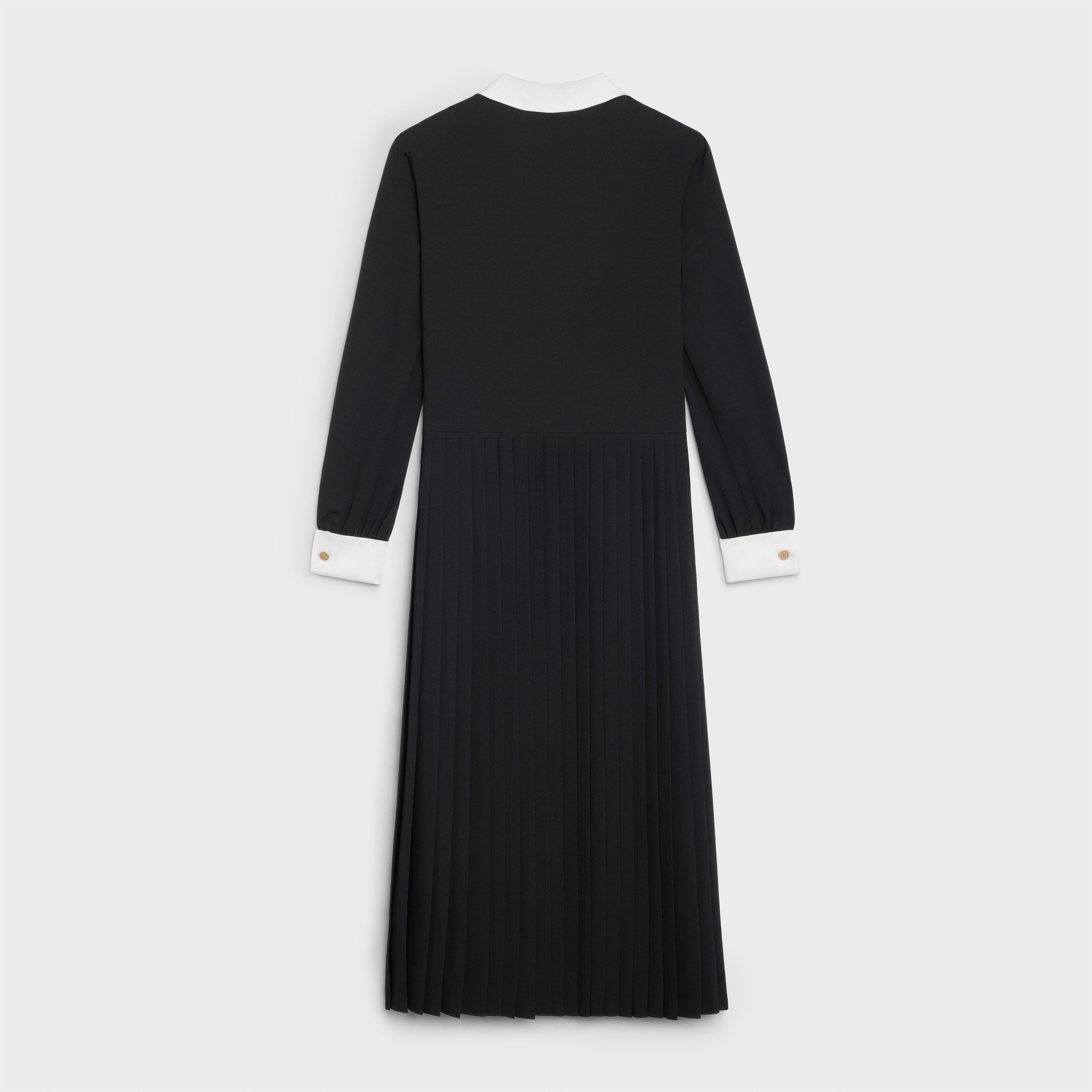 WORKWEAR DRESS IN SAND VISCOSE - 2