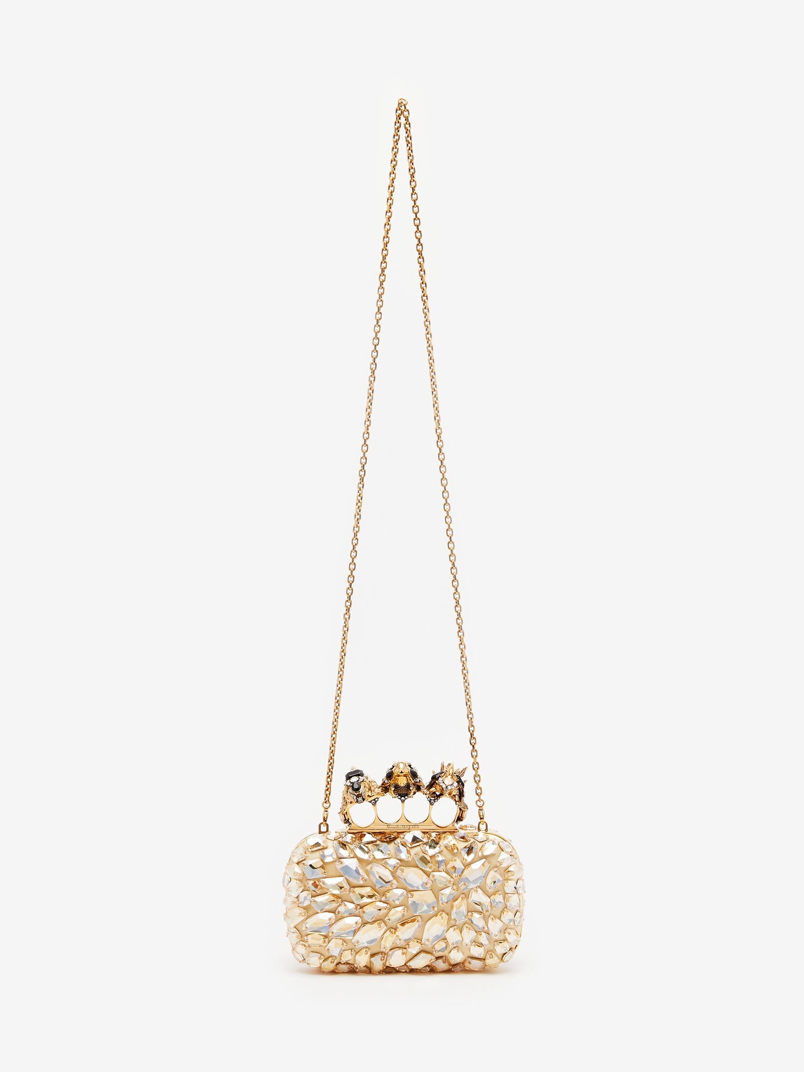 Women's Bosch Knuckle Clutch in Gold - 5